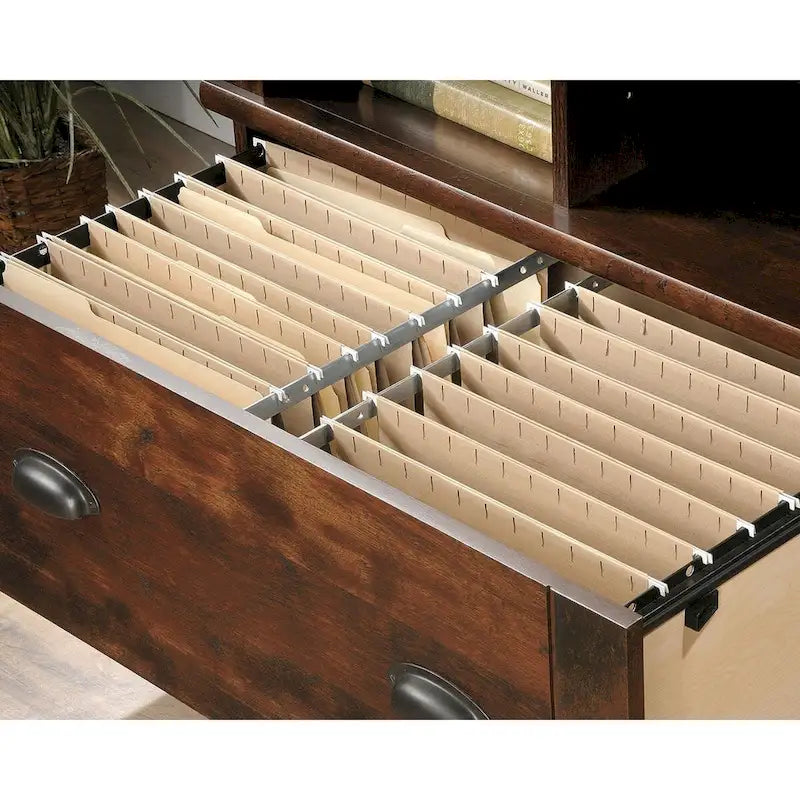 Classeur latéral avec tiroir verrouillable et étagères réglables — Rangement pour bureau à domicile