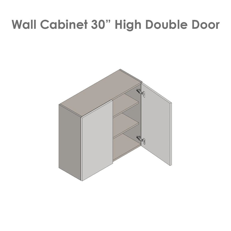 Meuble haut mural à double porte 27 x 30