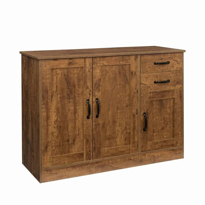 Buffet moderne avec 3 portes et 2 tiroirs