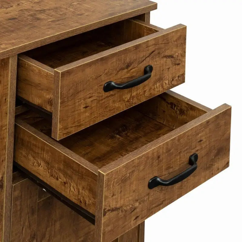 Buffet moderne avec 3 portes et 2 tiroirs