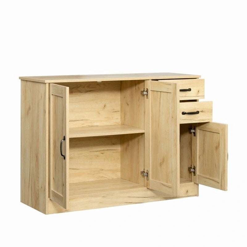 Buffet moderne avec 3 portes et 2 tiroirs