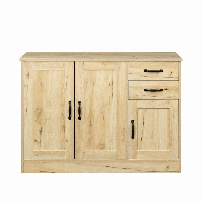 Buffet moderne avec 3 portes et 2 tiroirs