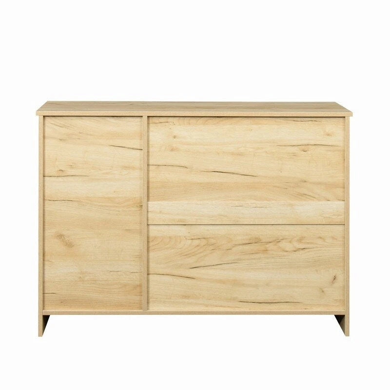 Buffet moderne avec 3 portes et 2 tiroirs