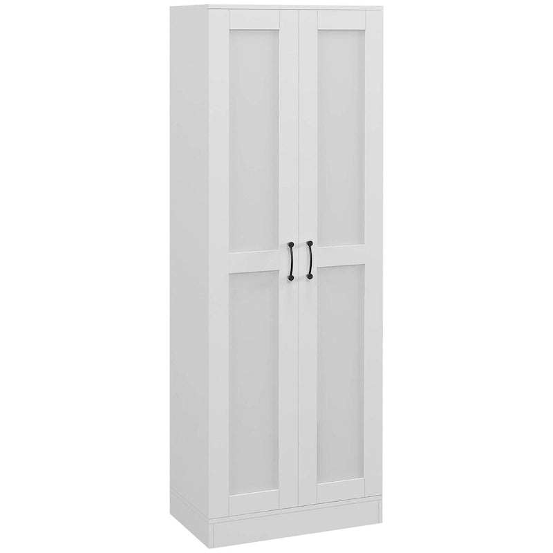 Armoire de rangement de 175 cm avec portes à fermeture douce et étagères réglables