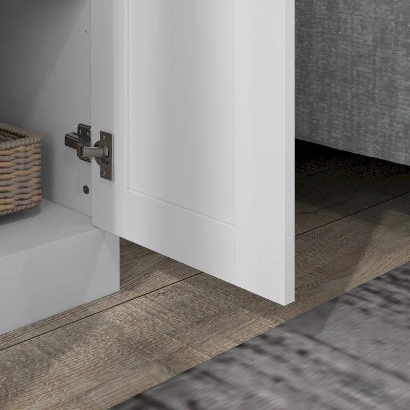 Armoire de rangement de 175 cm avec portes à fermeture douce et étagères réglables